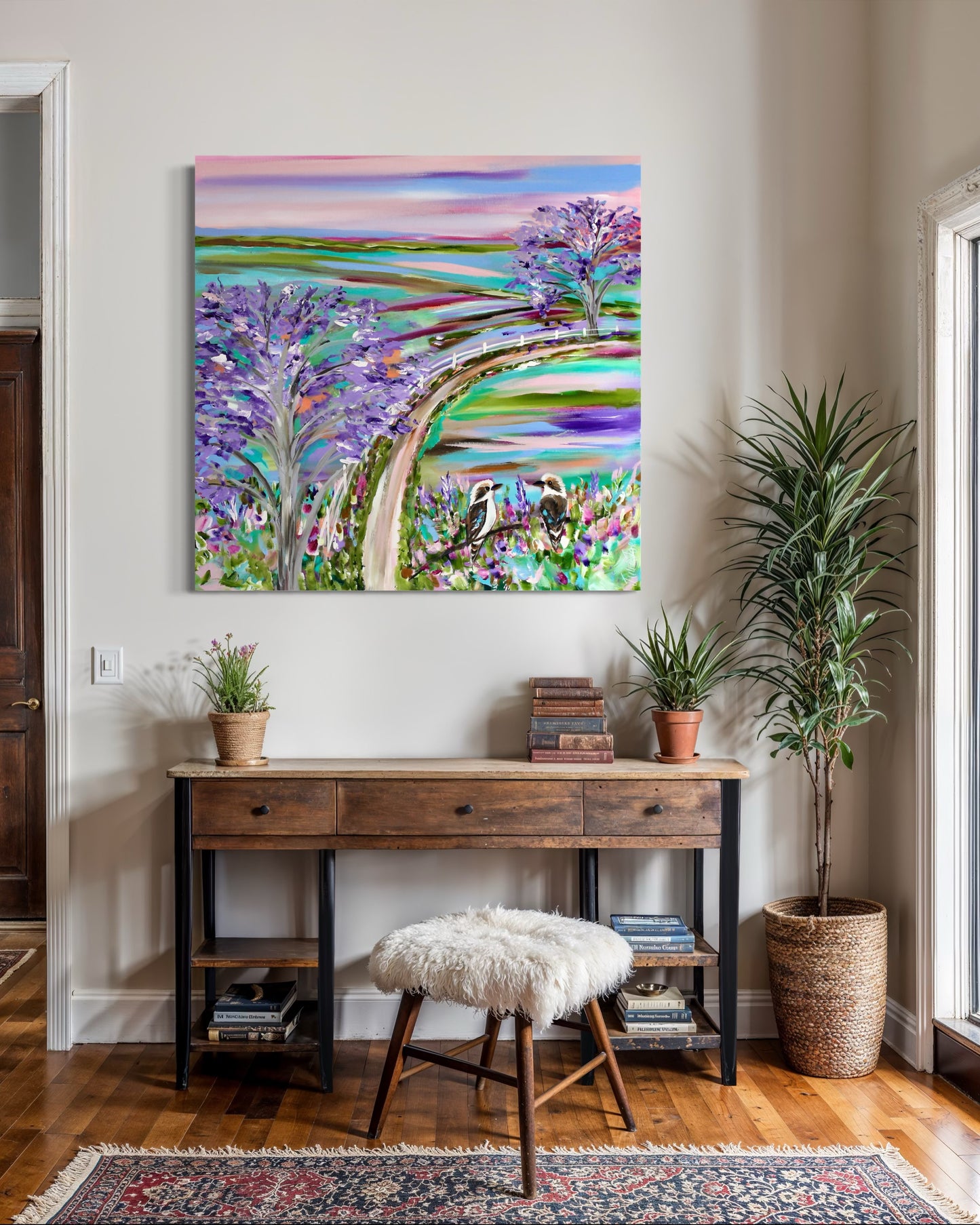 Lavender Skies and Jacaranda Dreams - 800x800