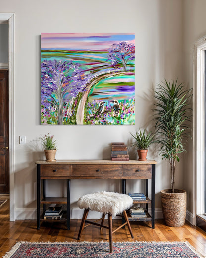 Lavender Skies and Jacaranda Dreams - 800x800