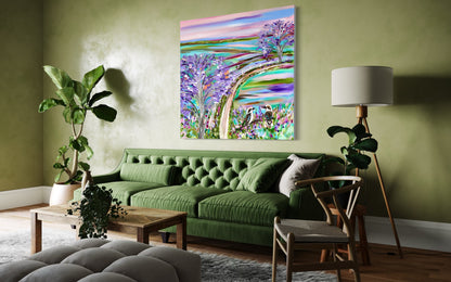 Lavender Skies and Jacaranda Dreams - 800x800