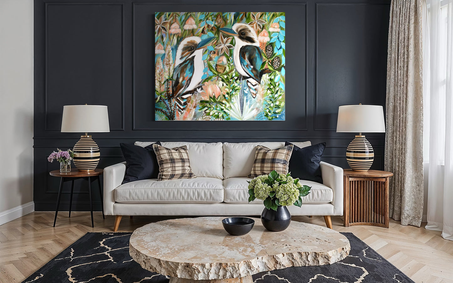 Kookaburra Garden Song - 1.2x1m