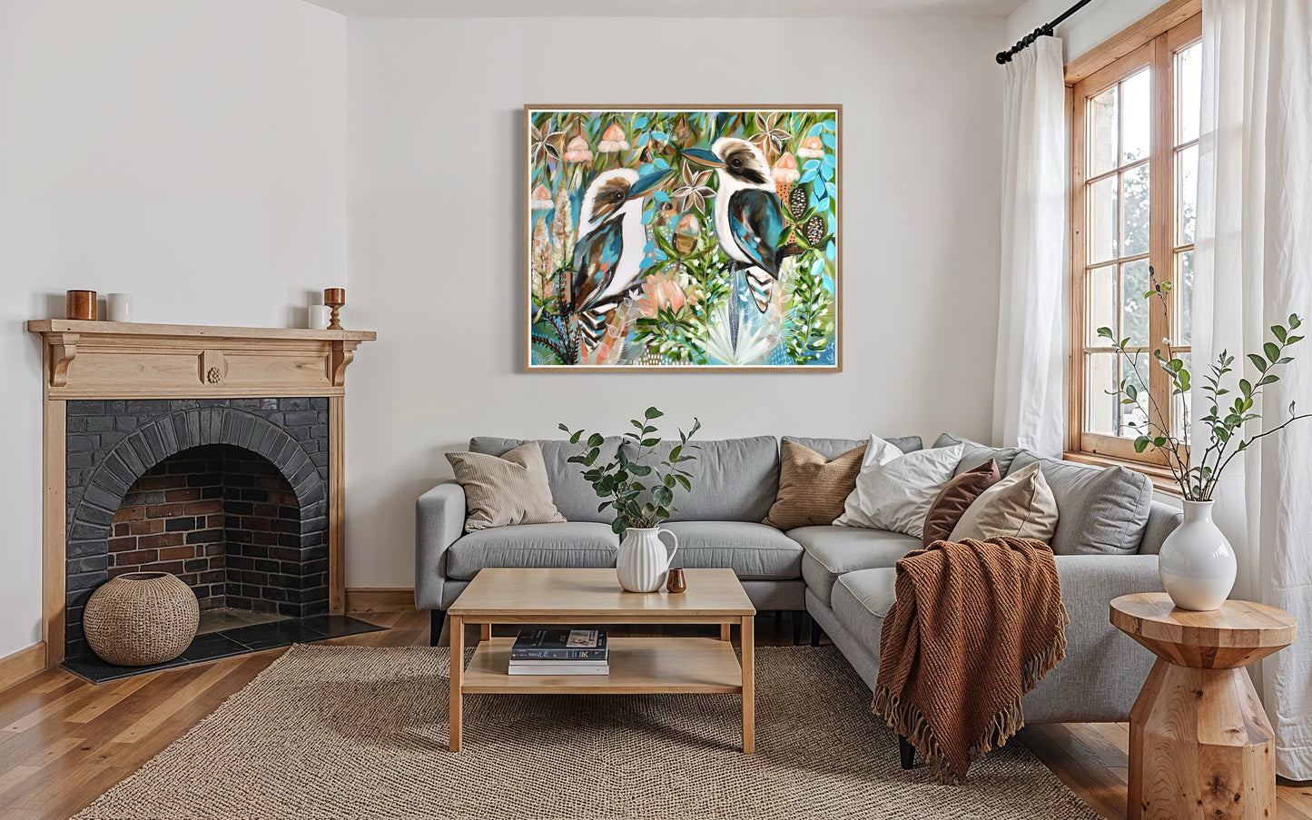 Kookaburra Garden Song - 1.2x1m