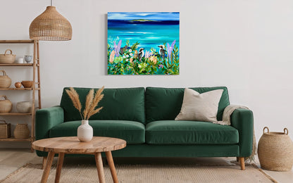 Kookaburra’s by the Turquoise Shore - 80x90