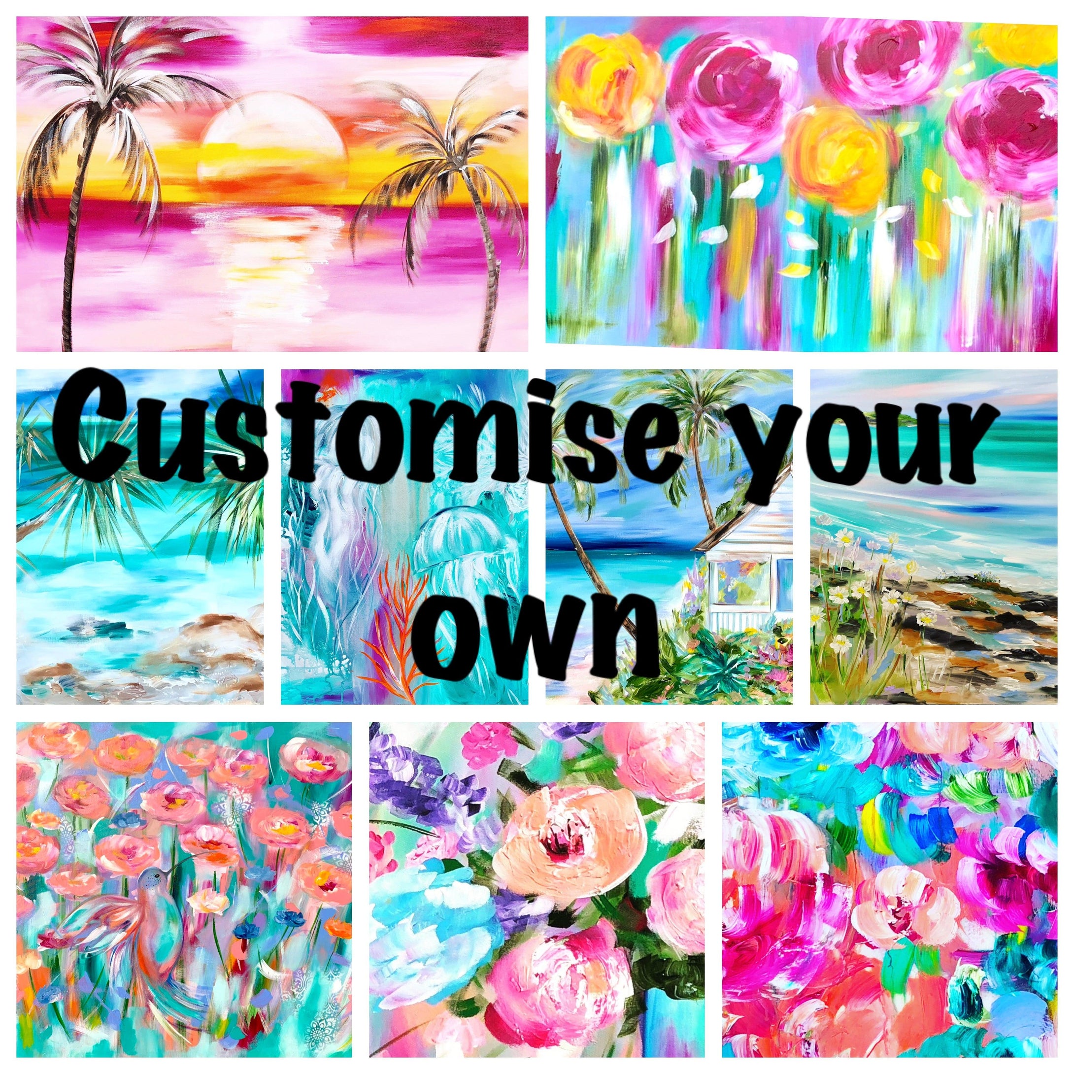 Customise your own original artwork
