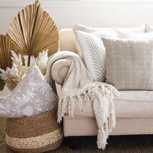 Load image into Gallery viewer, Beige Grey Cushion
