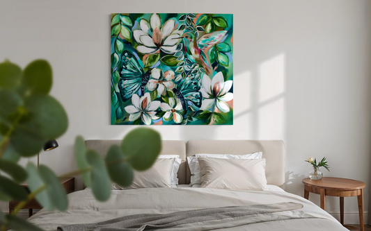 Emerald Butterfly Whispers