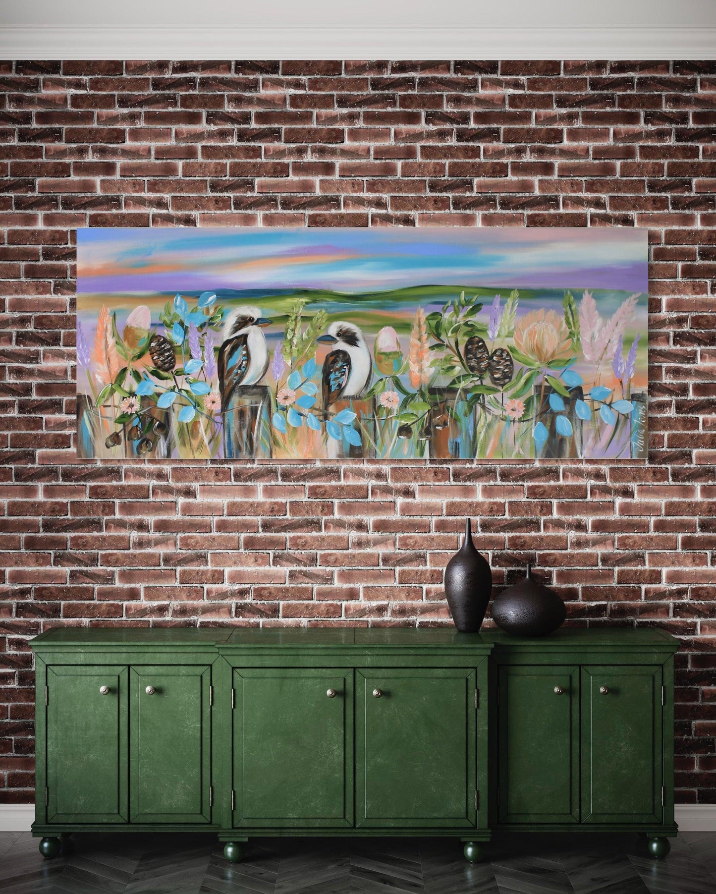 Country Harmony: Kookaburras song - Julia Jones Art