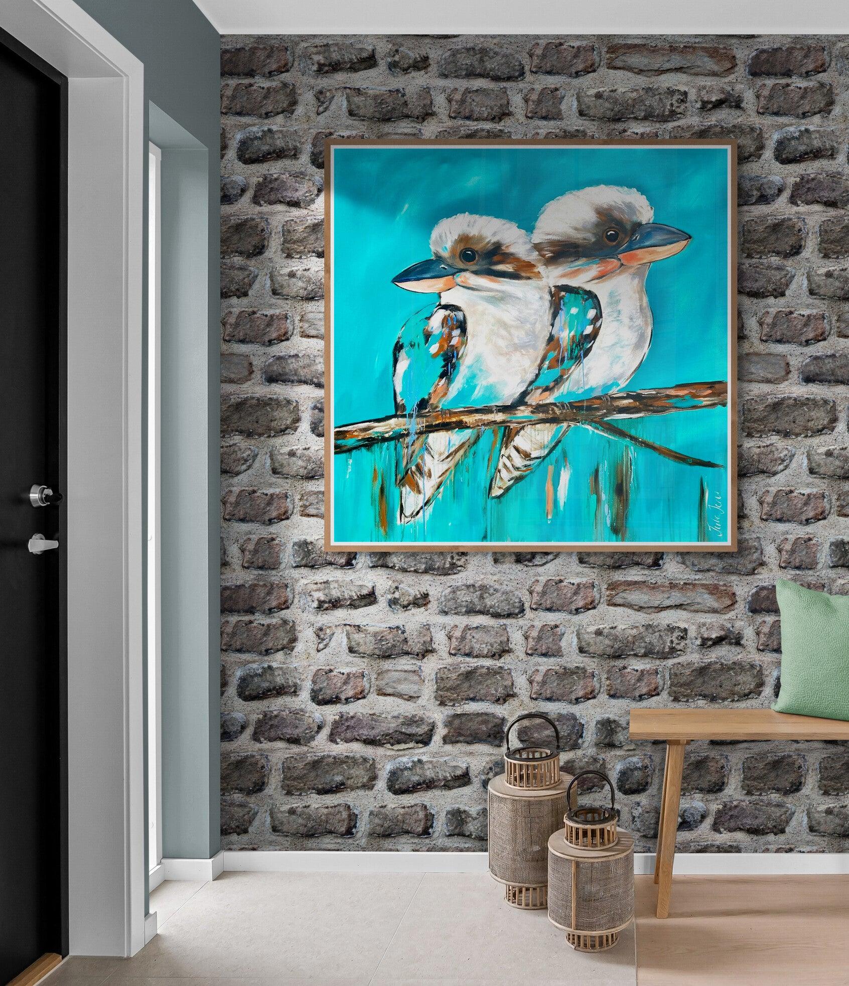 Aussie Birds - Kookaburra Delight - Julia Jones Art
