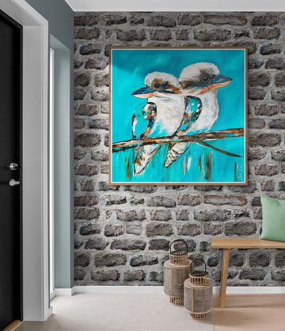 Aussie Birds - Kookaburra Delight - Julia Jones Art