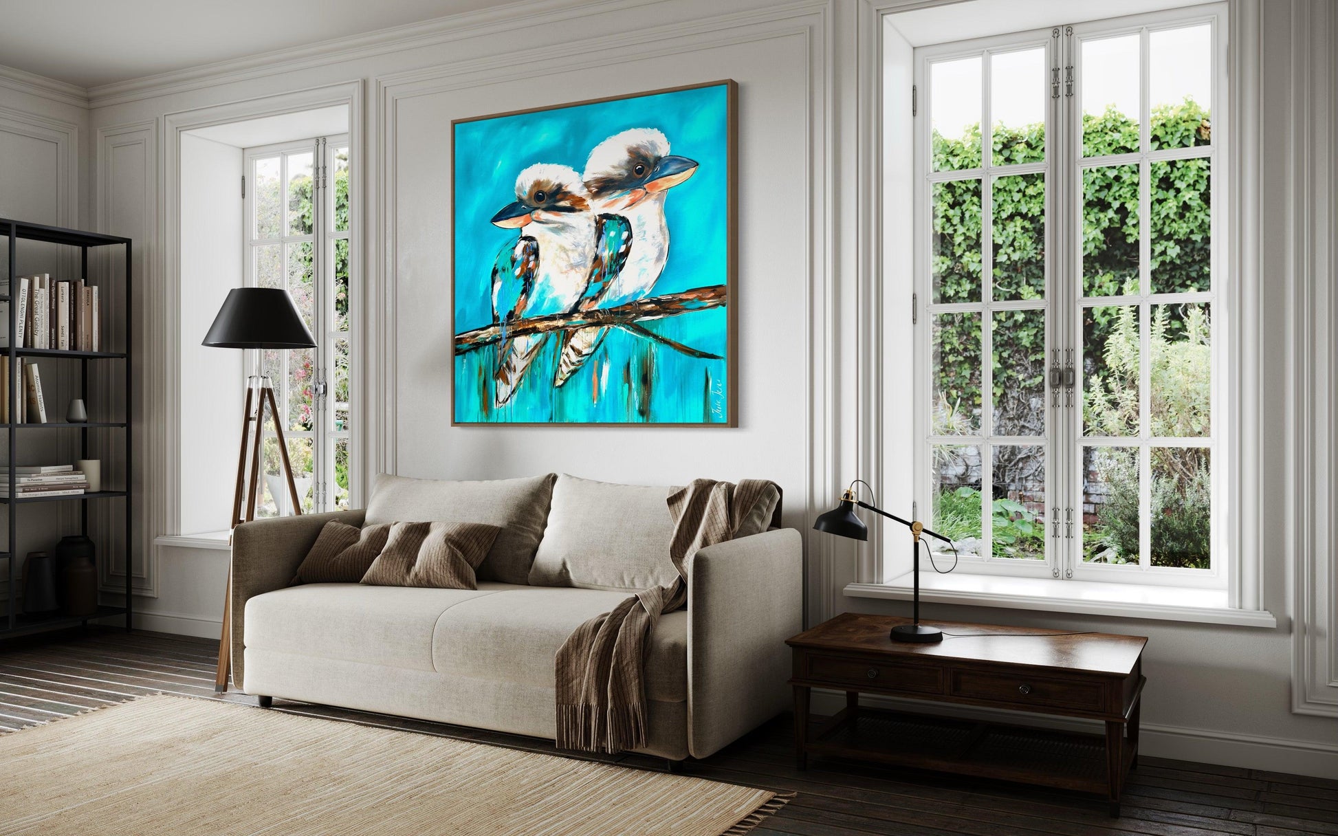 Aussie Birds - Kookaburra Delight - Julia Jones Art