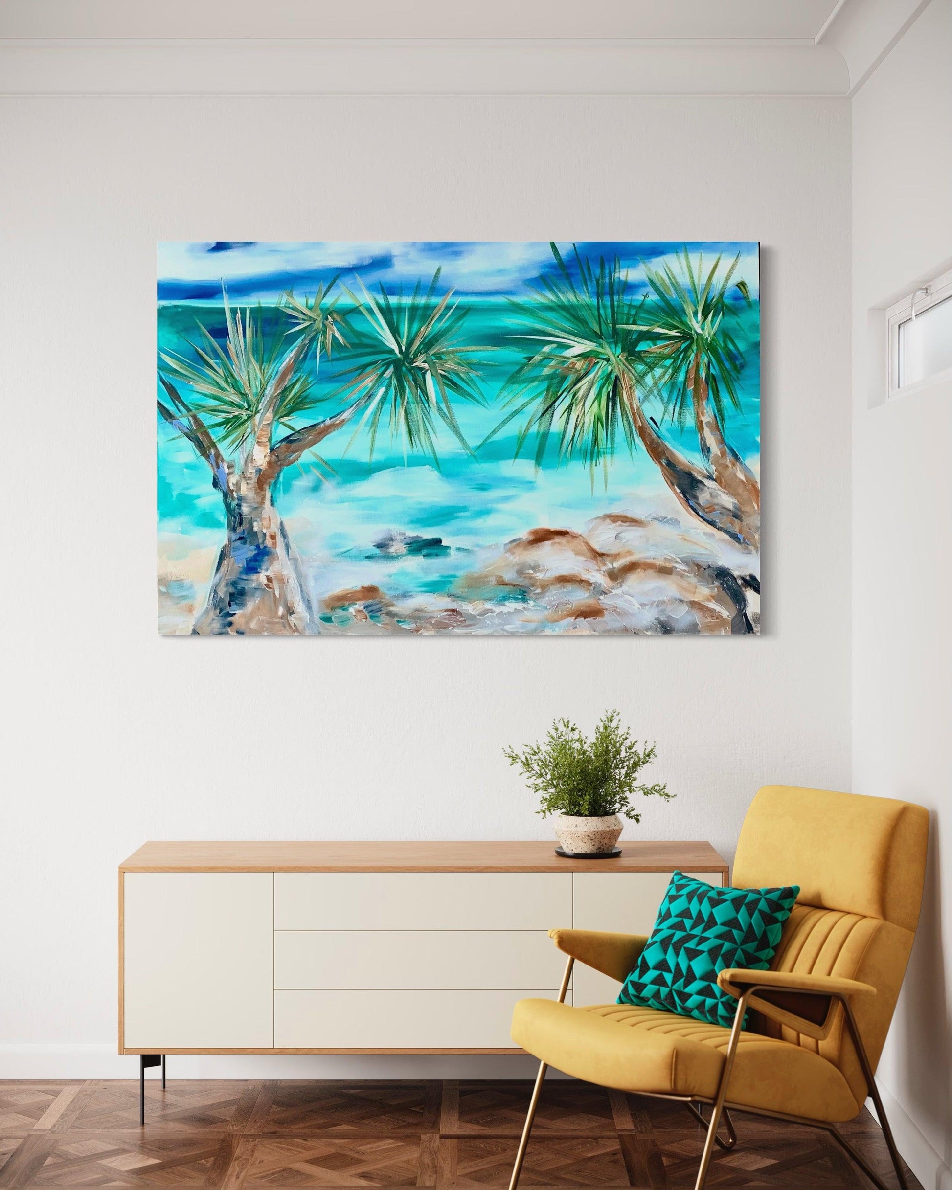 Beach Vibes - Coastal Oasis - Julia Jones Art