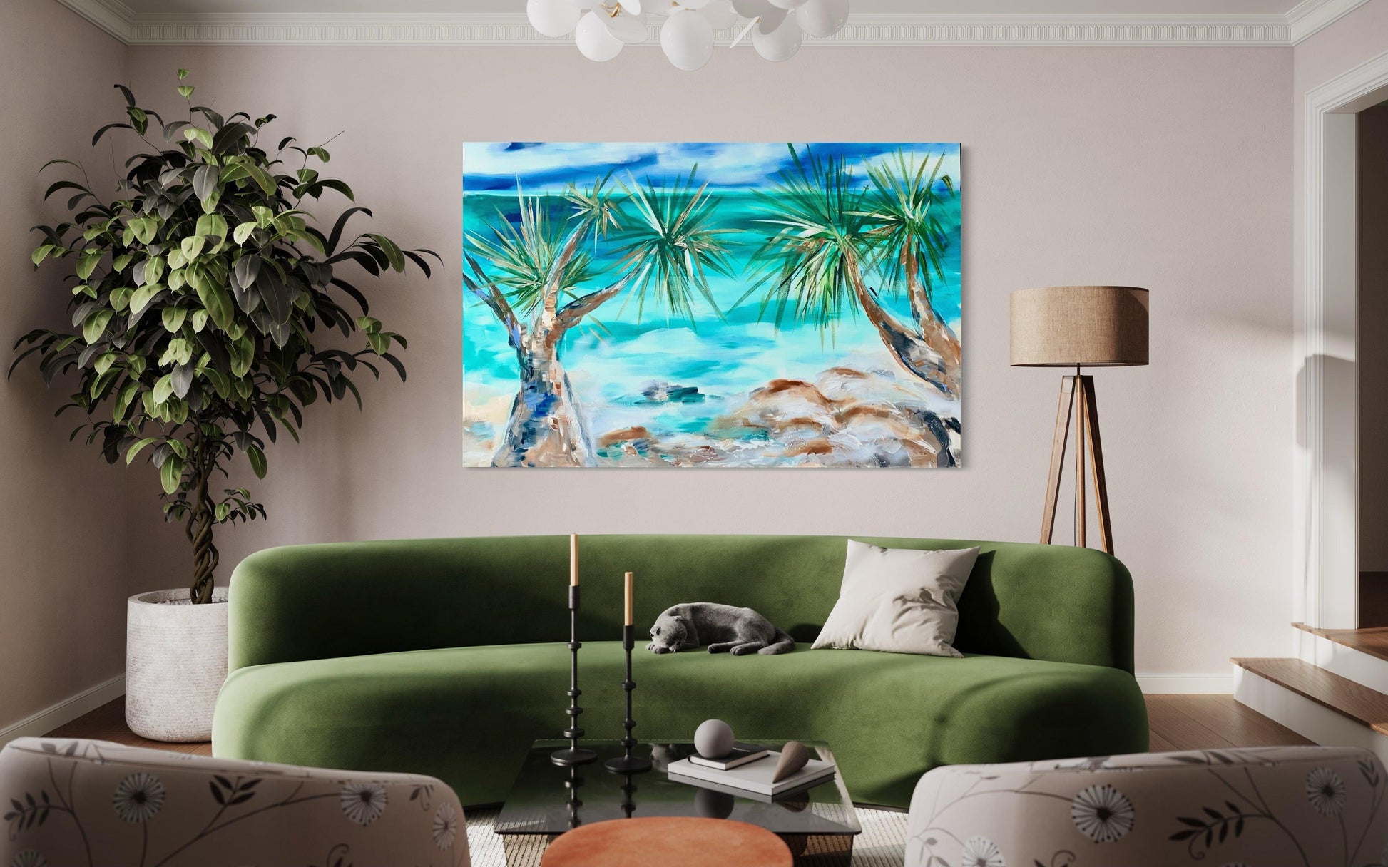 Beach Vibes - Coastal Oasis - Julia Jones Art