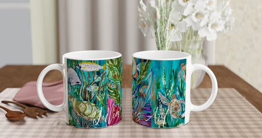 Ocean Wonders Mug – A Dive into Colourful Marine Life