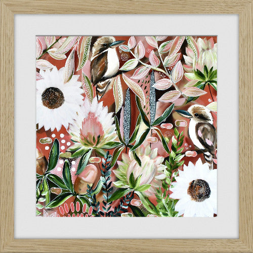Kookaburra Garden - print only