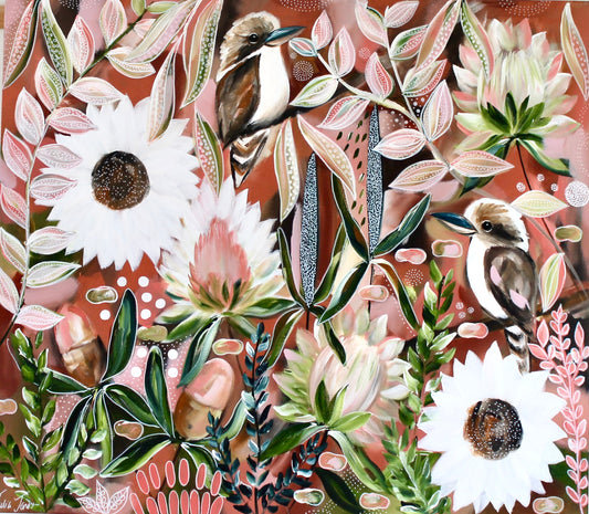 Kookaburra Garden - print only