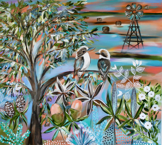 Sunset Watchers - 1m x 900