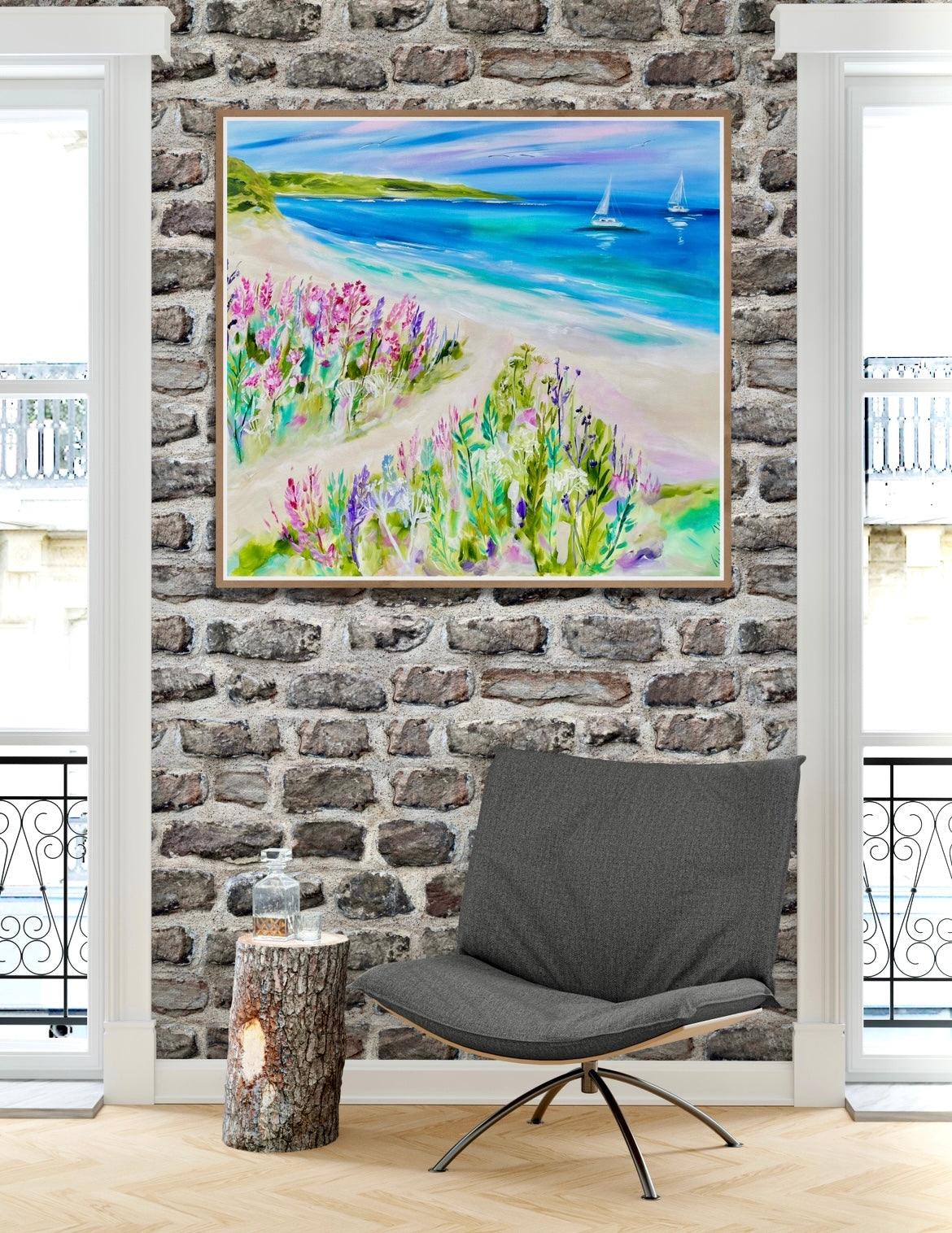 My Island Life -1.1x1m - Original Artwork - Available by Commission