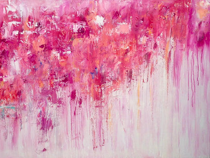 Expressionistic - Pink Blush - Julia Jones Art
