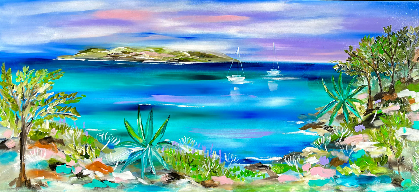 Sailing around the Bay - 1.5x650 - Original Artwork available by commission
