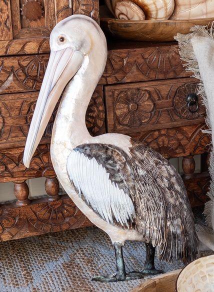 Homewares - Pelican Capiz Shell wall art - Julia Jones Art