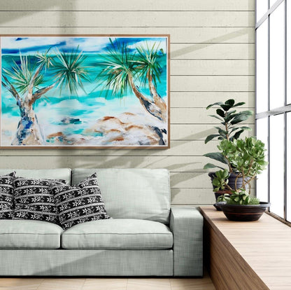 Beach Vibes - Coastal Oasis - Julia Jones Art