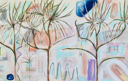 Expressionistic - Azure 2 - Julia Jones Art