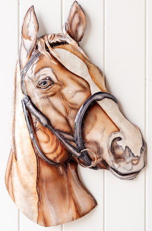 Horse Capiz Shell wall art