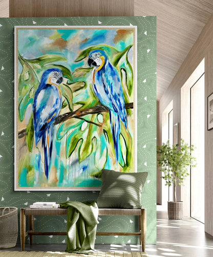 Birds - Enchanting Macaws - Julia Jones Art