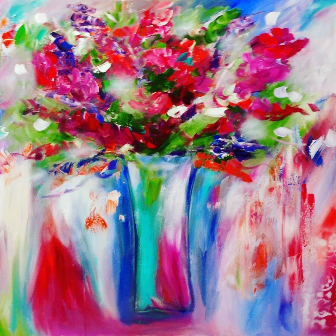 Pot O Colour - 1.2 x 900 - Original Artwork - Available by Commission