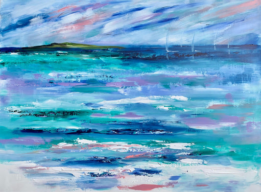 Beach Vibes - Abstract Seas - Julia Jones Art