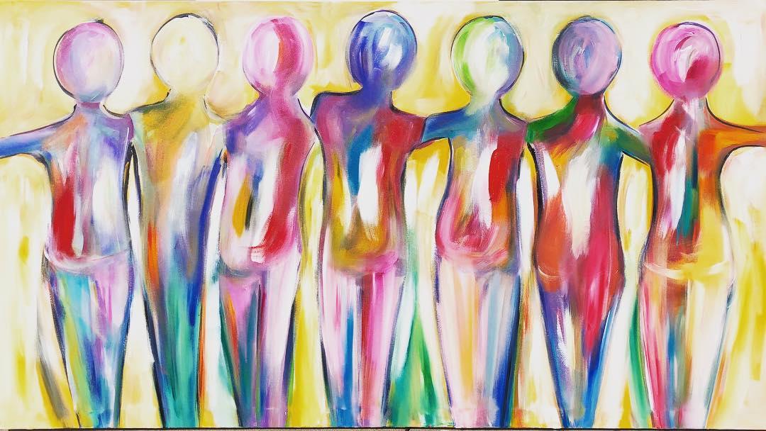 Abstract Pose - 2m x 1.5 - Original Artwork - Available by Commission