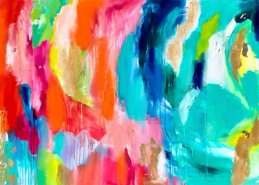 Abstract - A burst of vibrant colours