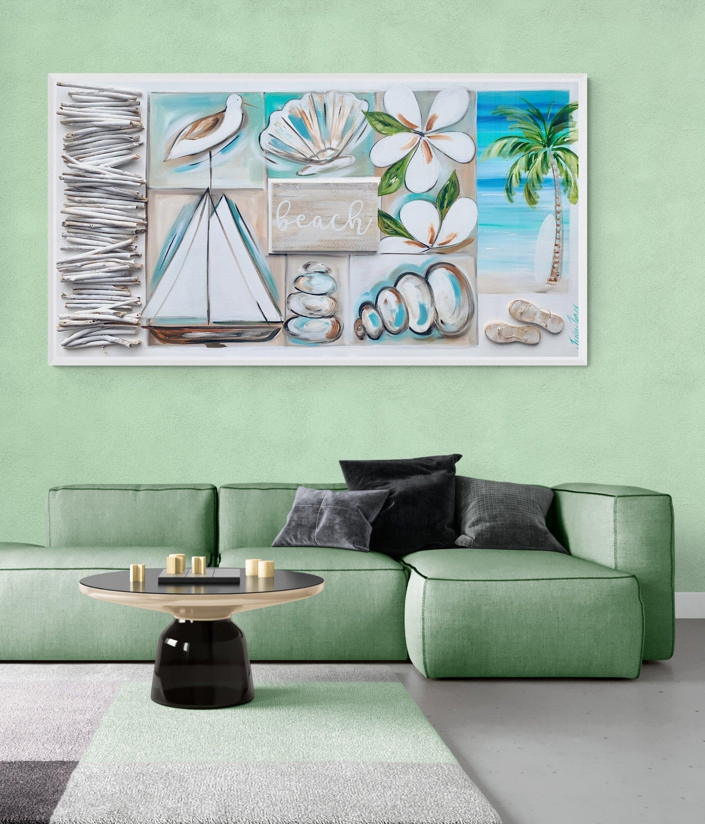 Who doesn’t love the beach life - 1.5 x 800 - Original Artwork - Available by Commission