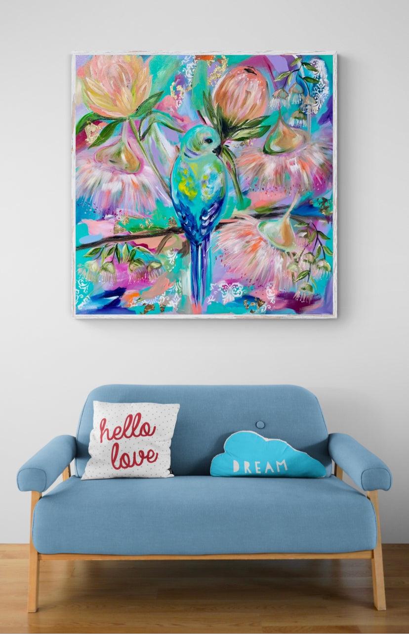 A birds paradise - 800 x 800 - Original Artwork - Available by Commission