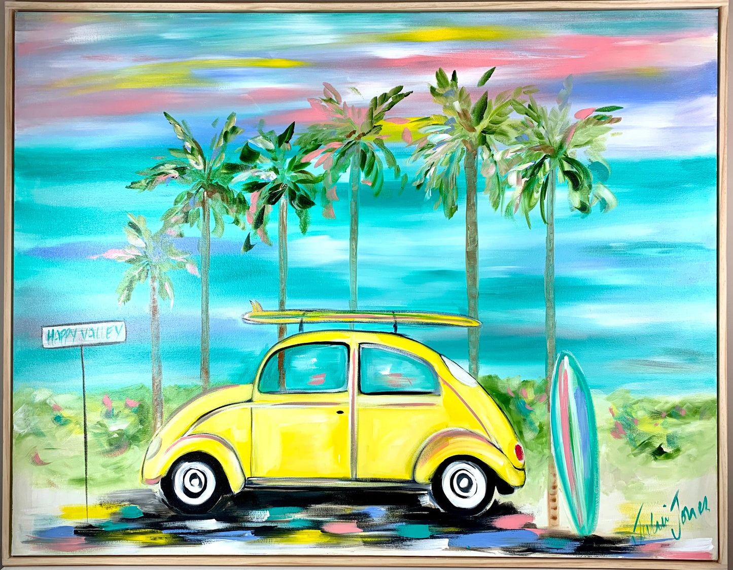 Beach Pop - My bug -  1.2x900 - Original Artwork - Available by Commission