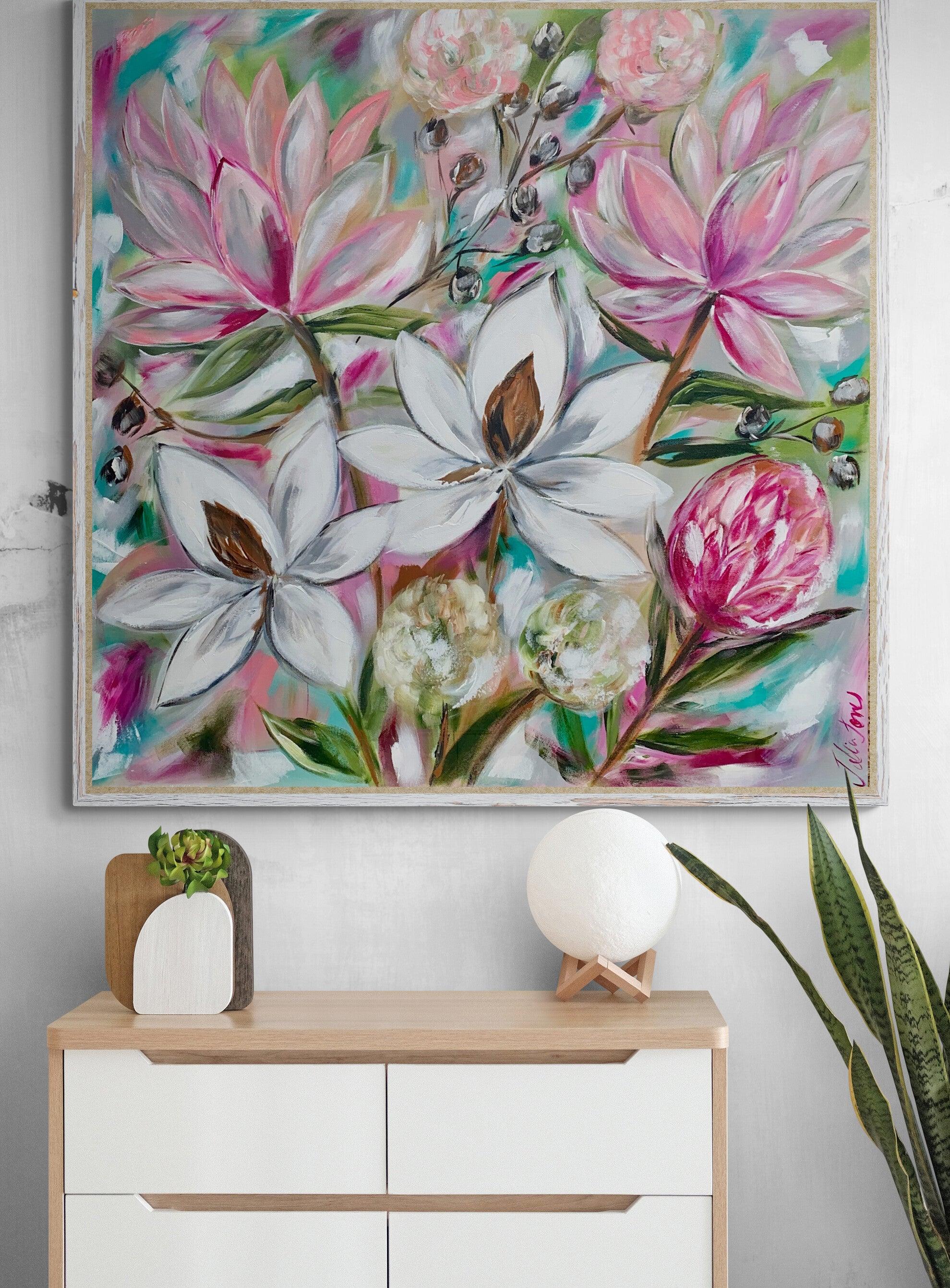Original Canvas Painting - Fragrance 1m x 1m