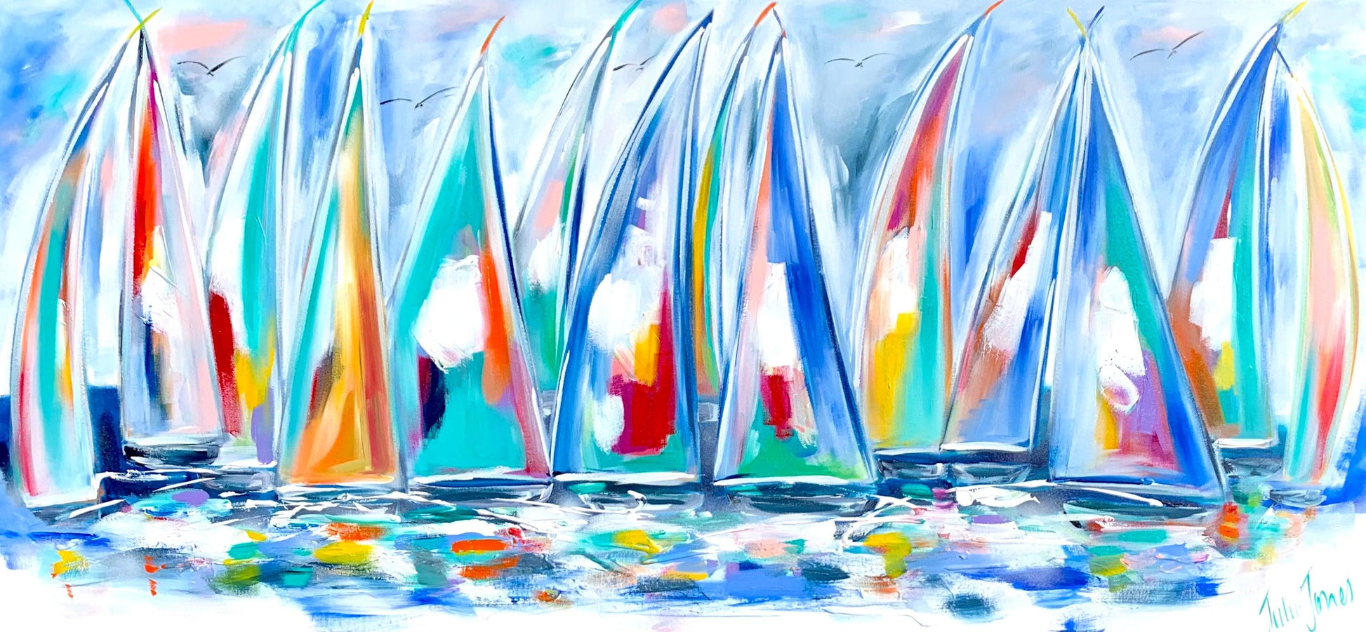 Sailing - Discovery - Julia Jones Art