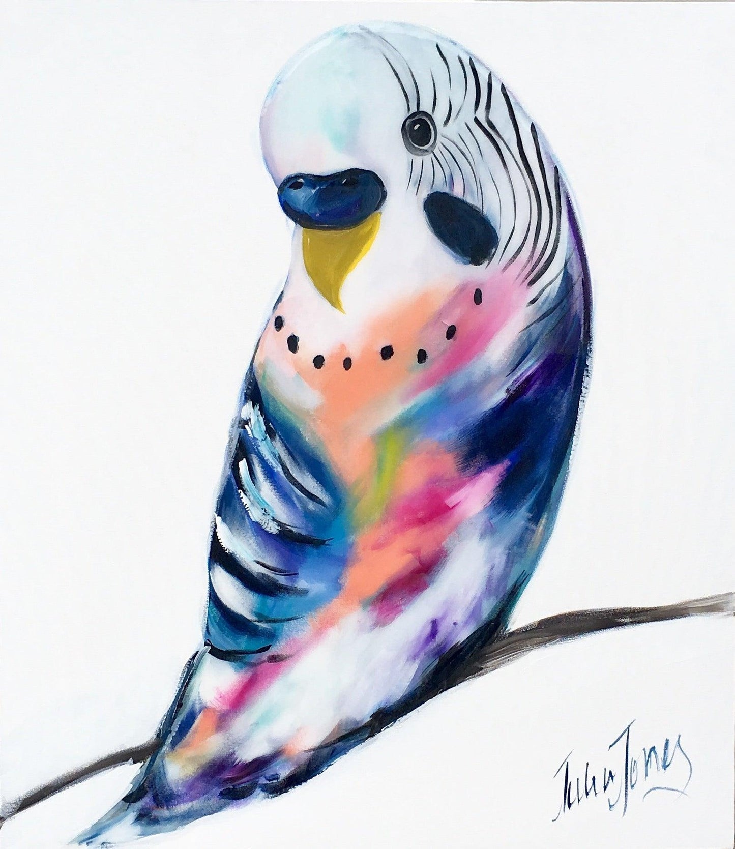 My budgie -  110 x 800 - Original Artwork - Available by Commission