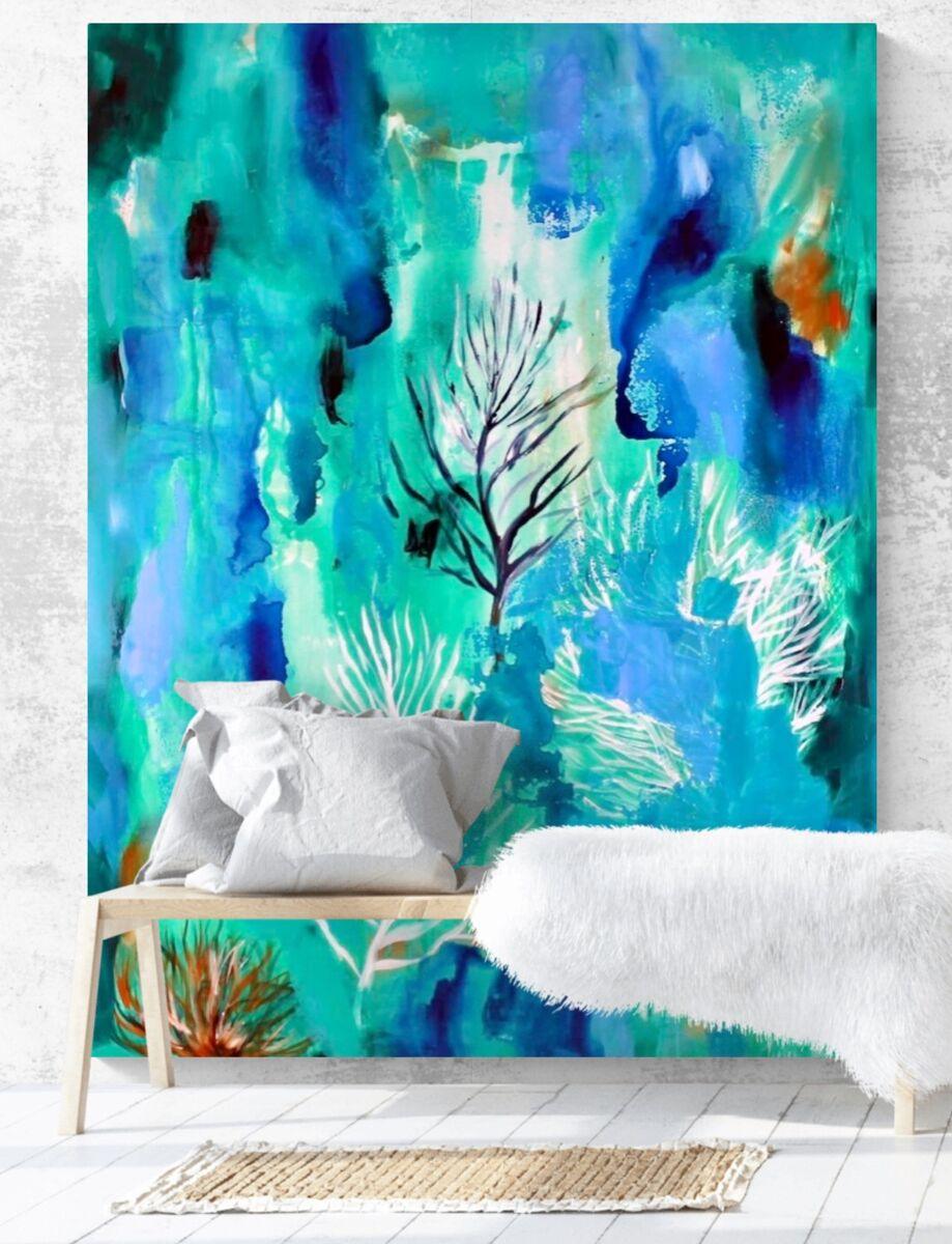 Beach Vibes - Coral Reef - Julia Jones Art