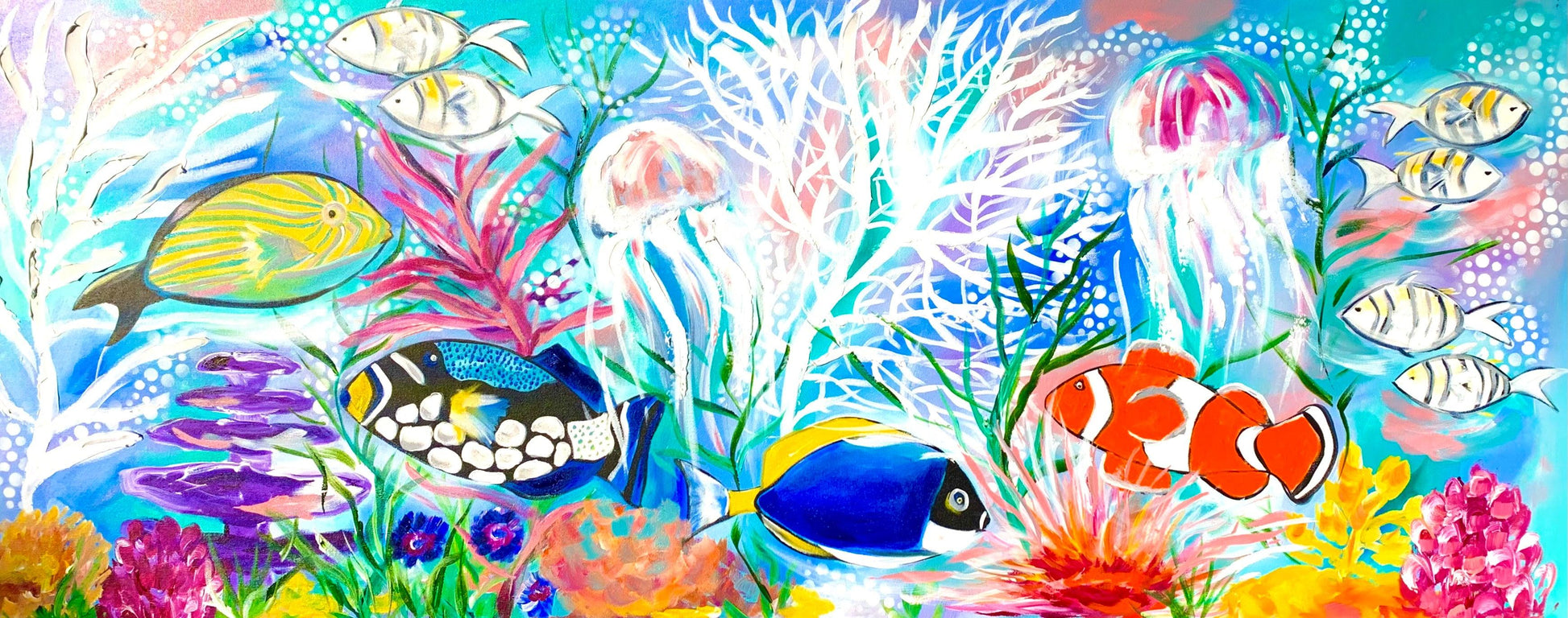 Fish - Tropical fish - Julia Jones Art