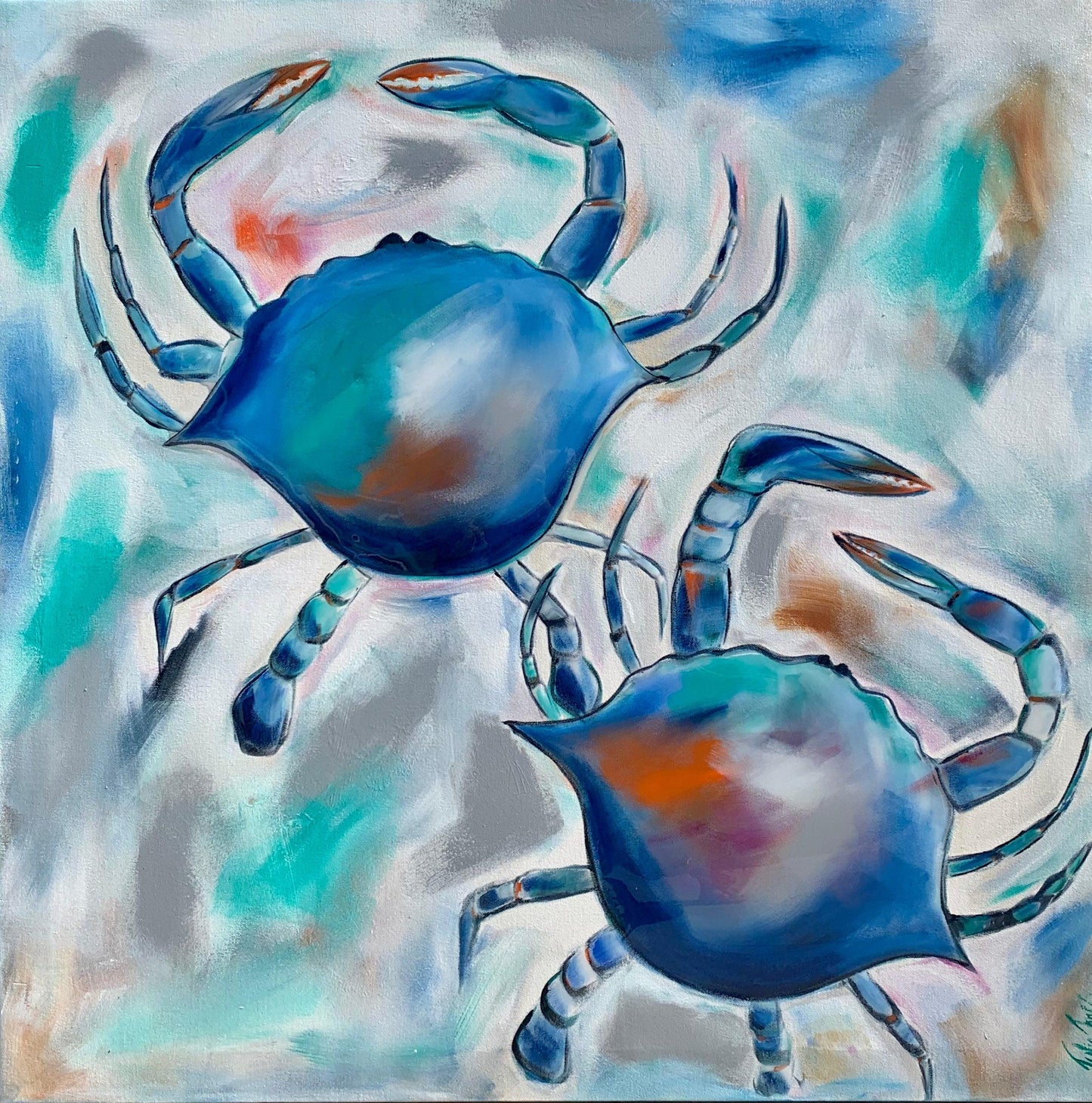 Crabs day out -  900 x 900 - Original Artwork - Available by Commission