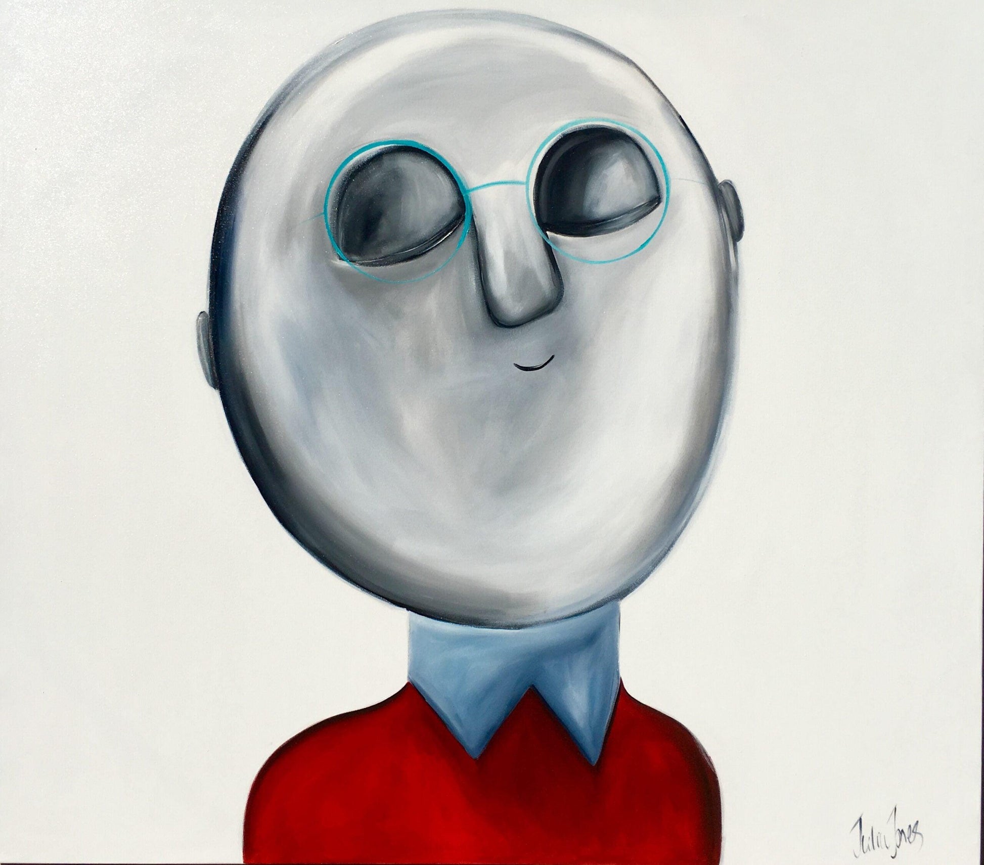 Expressionistic - Indifference in thought - Julia Jones Art