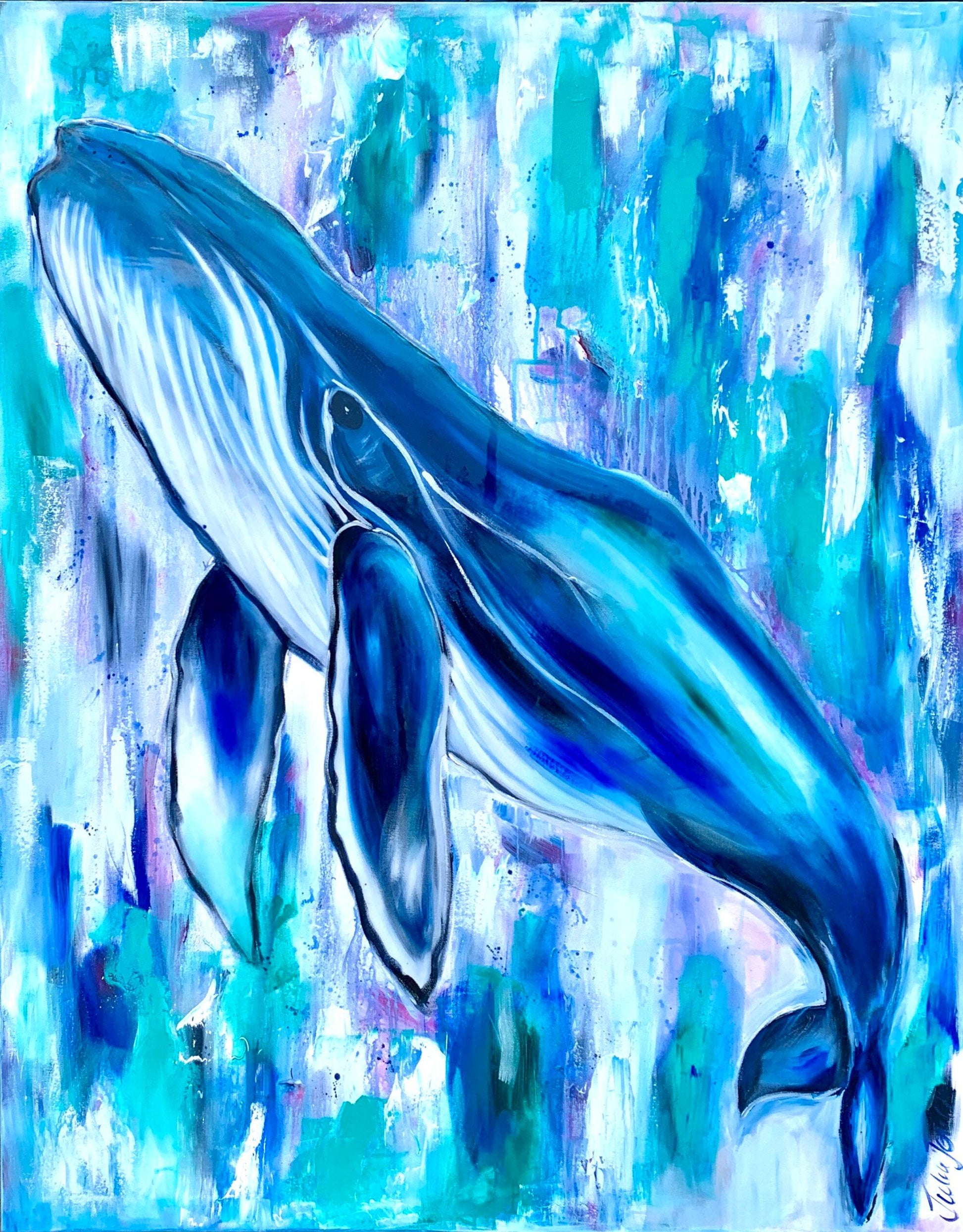 Beach Vibes - Whale Downunder - Julia Jones Art
