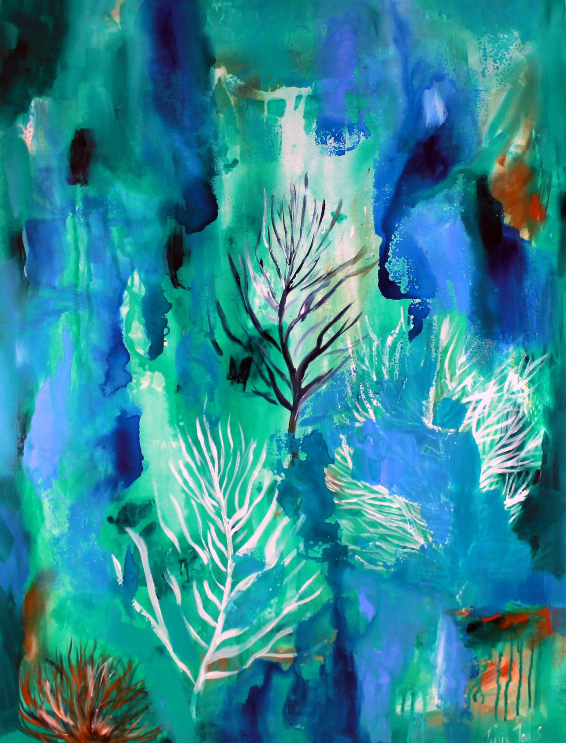 Beach Vibes - Coral Reef - Julia Jones Art