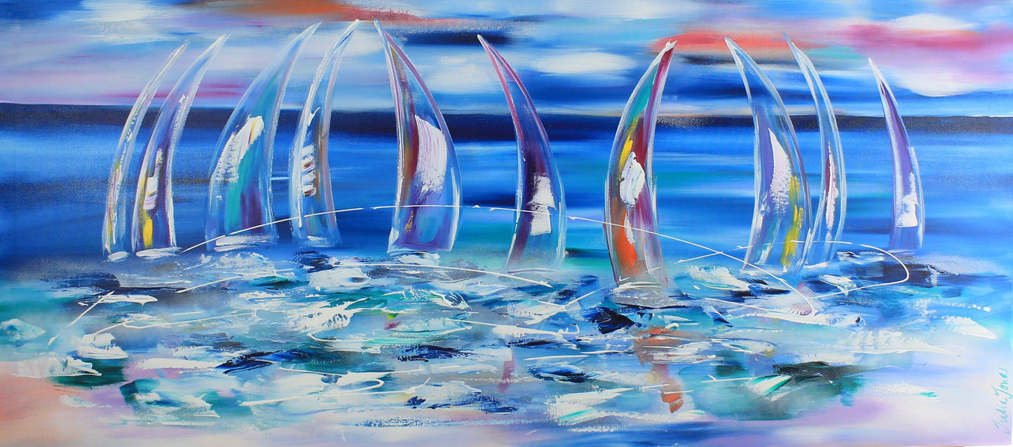 Ocean of Colours - 1.7 x 750 - Original Artwork - Available by Commission