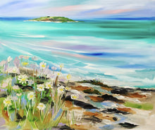 Load image into Gallery viewer, Rocks on the bay -1.1 x 1m - Original Artwork - Available by Commission
