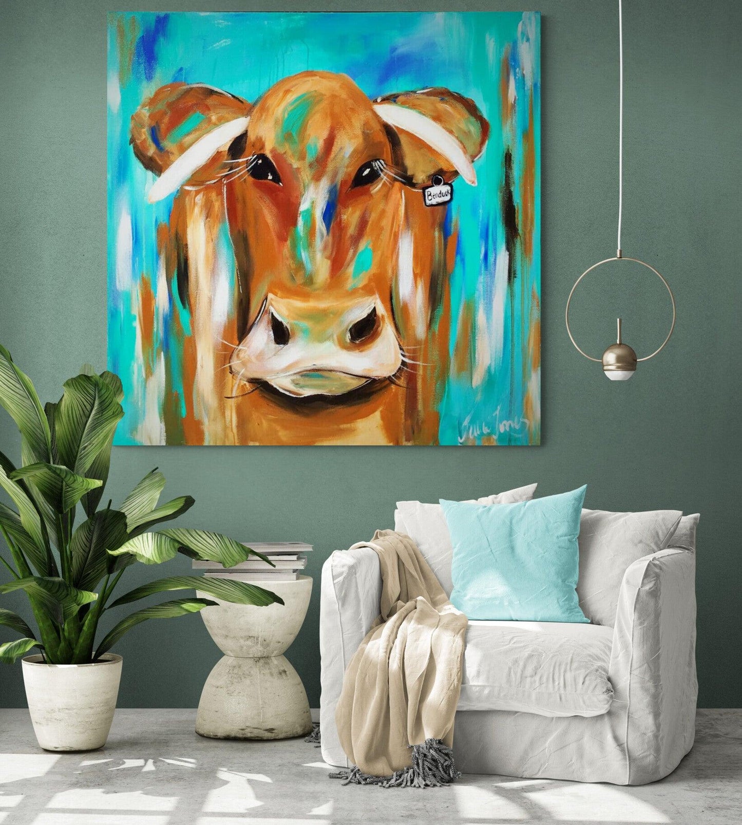 A Cows life 900 x 900 - Original Artwork - Available by Commission
