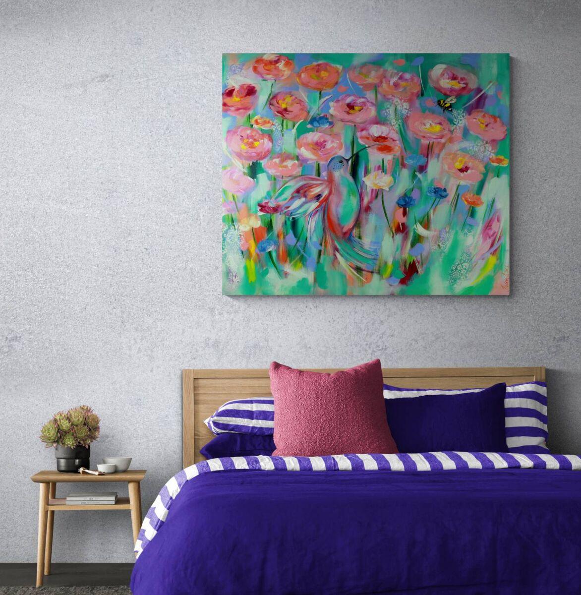 Hummingbird Love - 1.2 x 1m - Original Artwork - Available by Commission