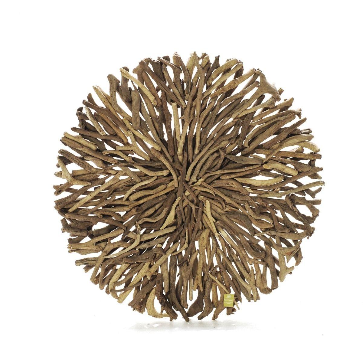 Beach House Homewares - Driftwood Round Wall Art