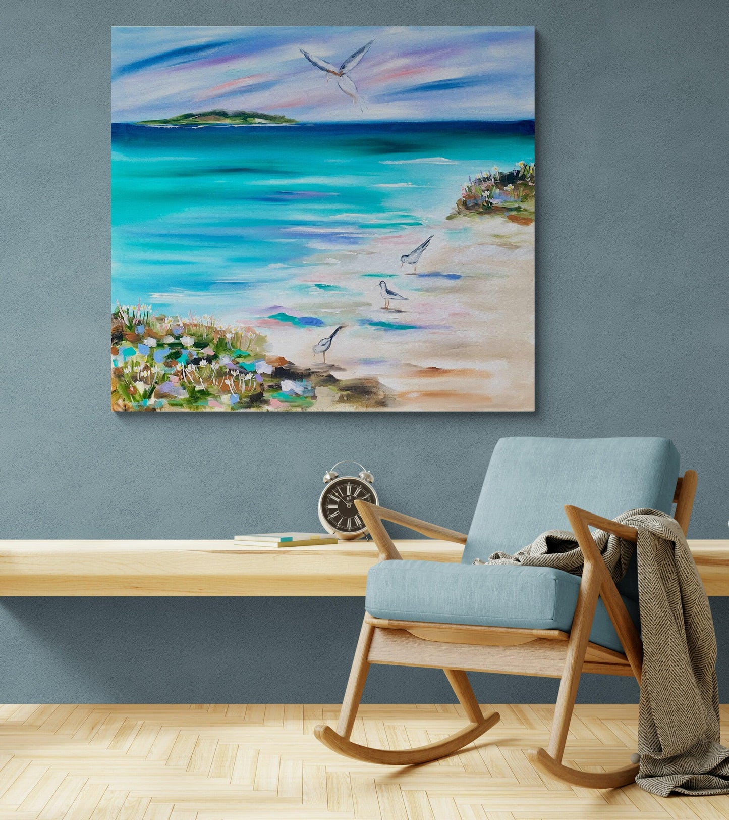 Beach Vibes - My heart is full with days at the beach - Julia Jones Art